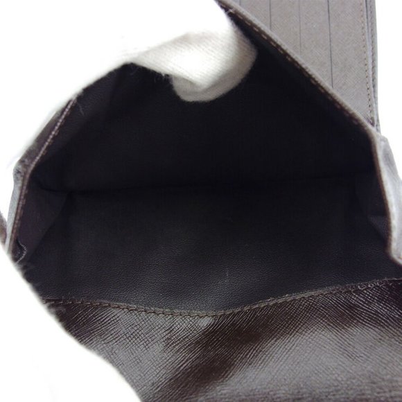 CELINE tri-fold wallet macadam beige PVC �~ leather Authentic  used - Picture 8 of 8